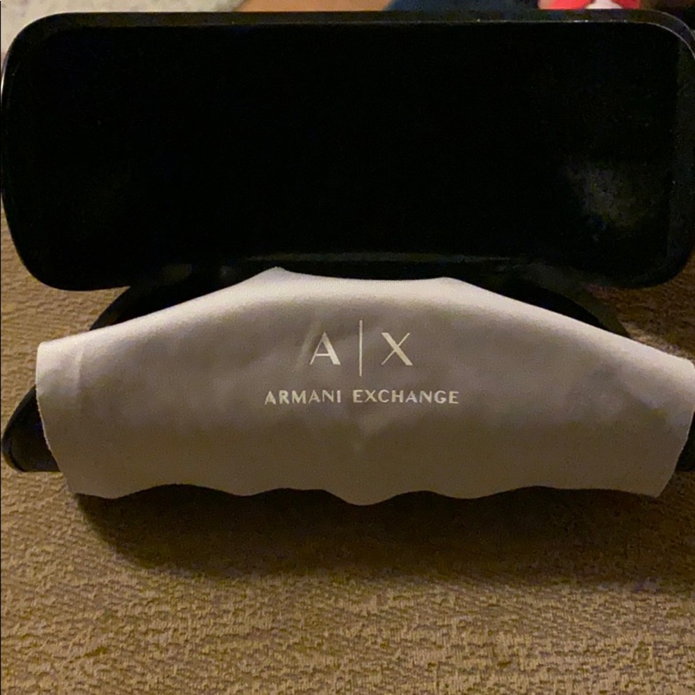 Armani Exchange sunglass case